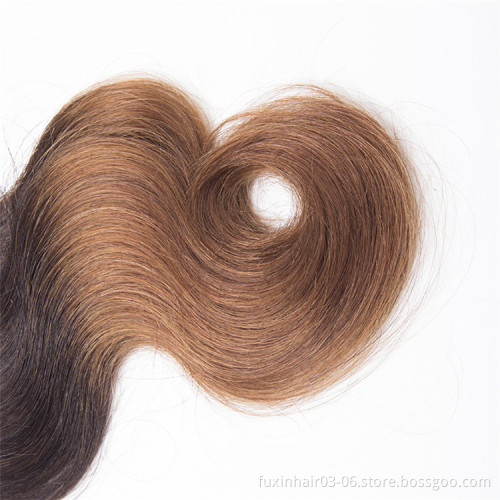 High quality dubai one pack 6a grade 3 bundles blend colored extension real virgin 40 inch human hair